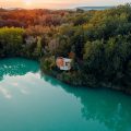 cabane sur l'eau