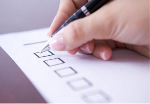 Checklist formulaire