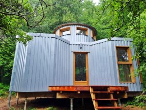 Silo à grains converti